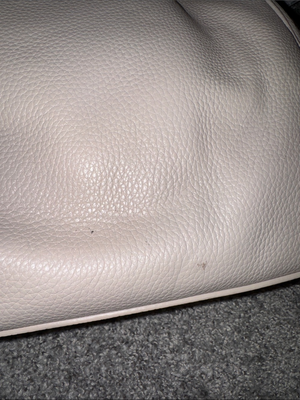 kate spade pebbled leather tote in beige - Picture 4 of 8